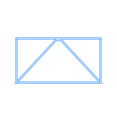 Furniture Desks Blu Dot Strut Table Large Bar Height Icon Svg Vector, Free Vectors File
